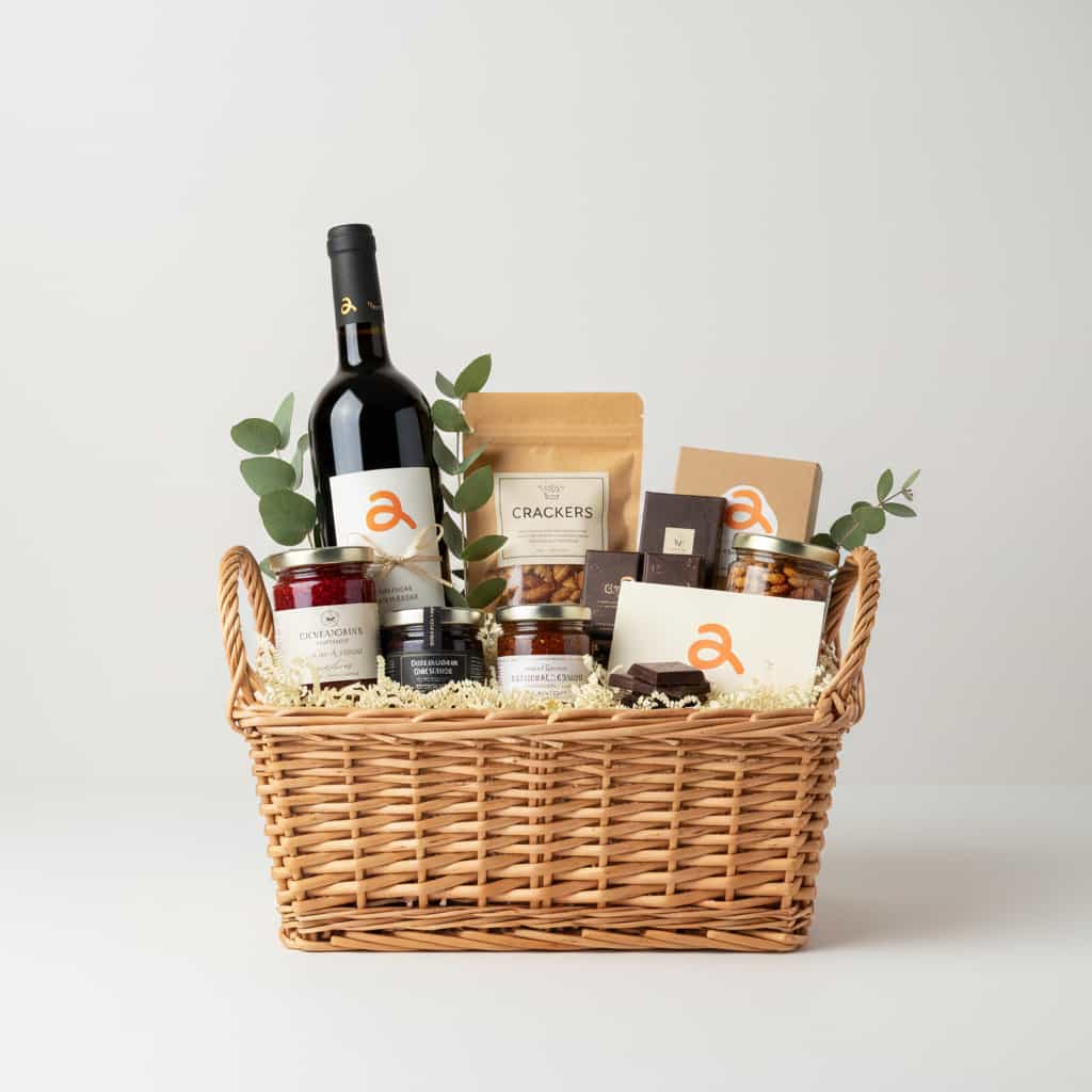 Cesto gastronomico personalizzato